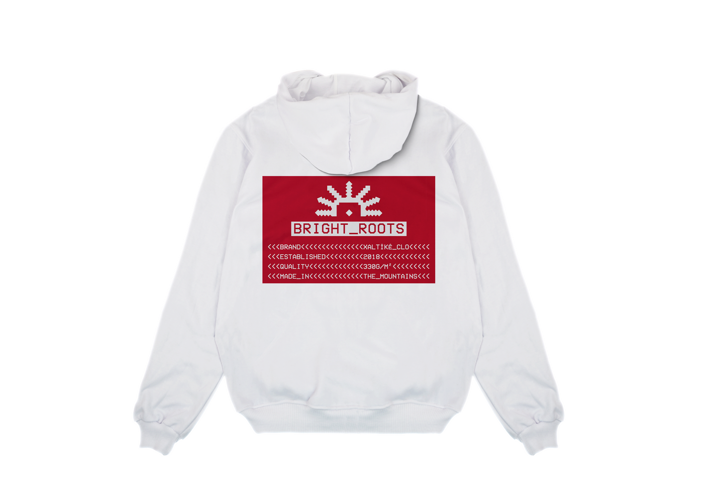 Bright Roots Hoodie White