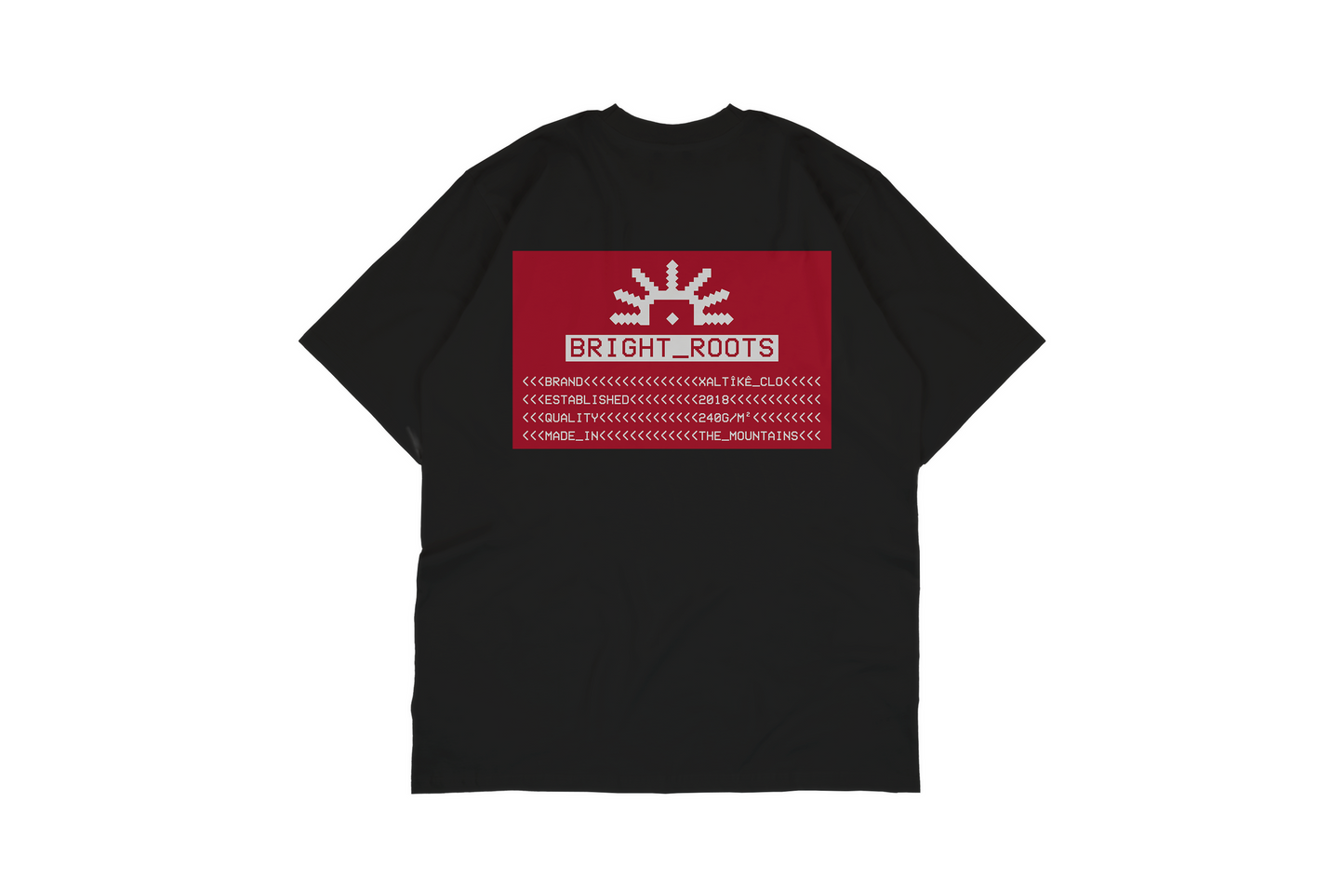 Bright Roots Shirt Black