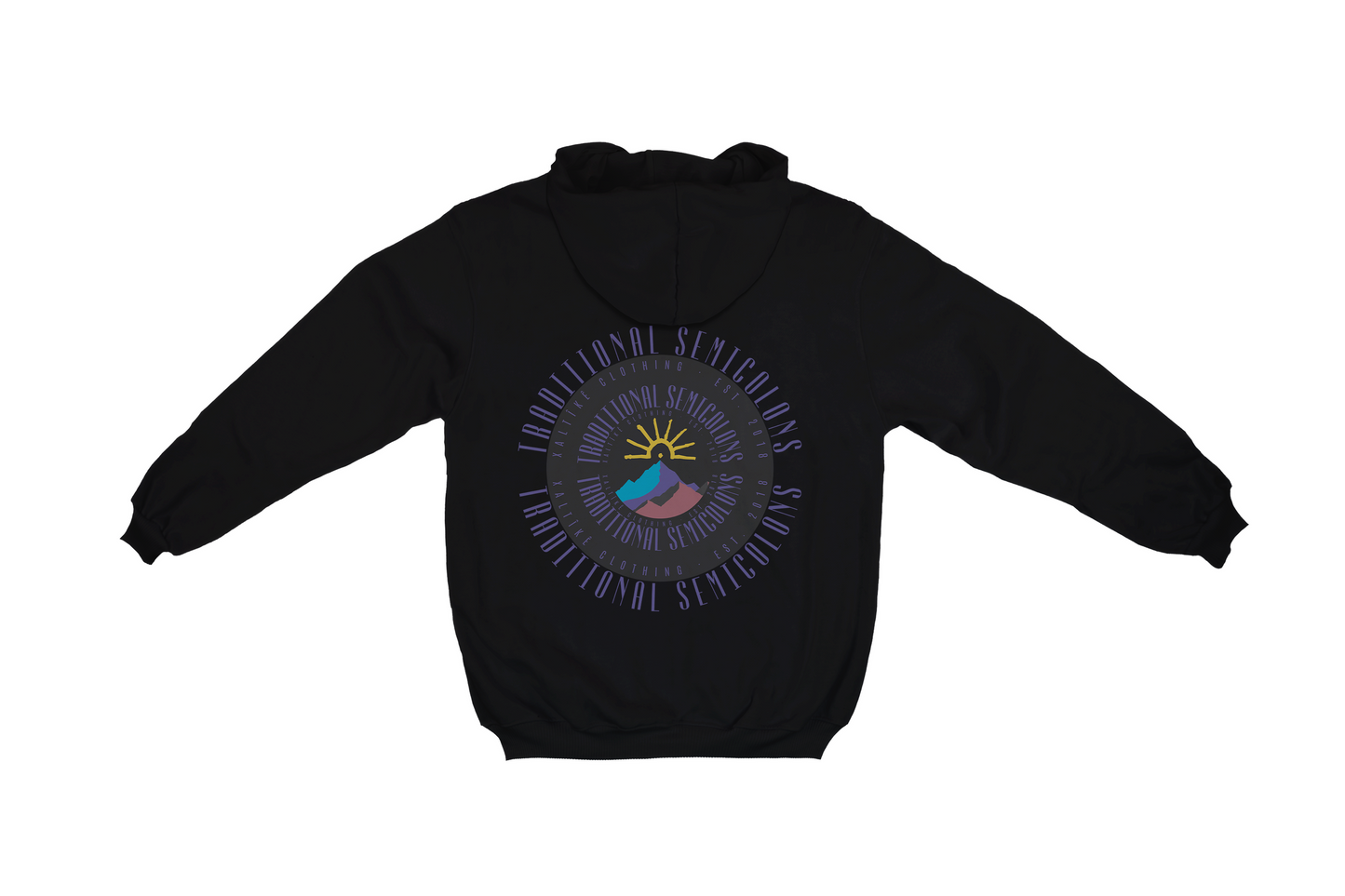 Mountain Roots Hoodie Black