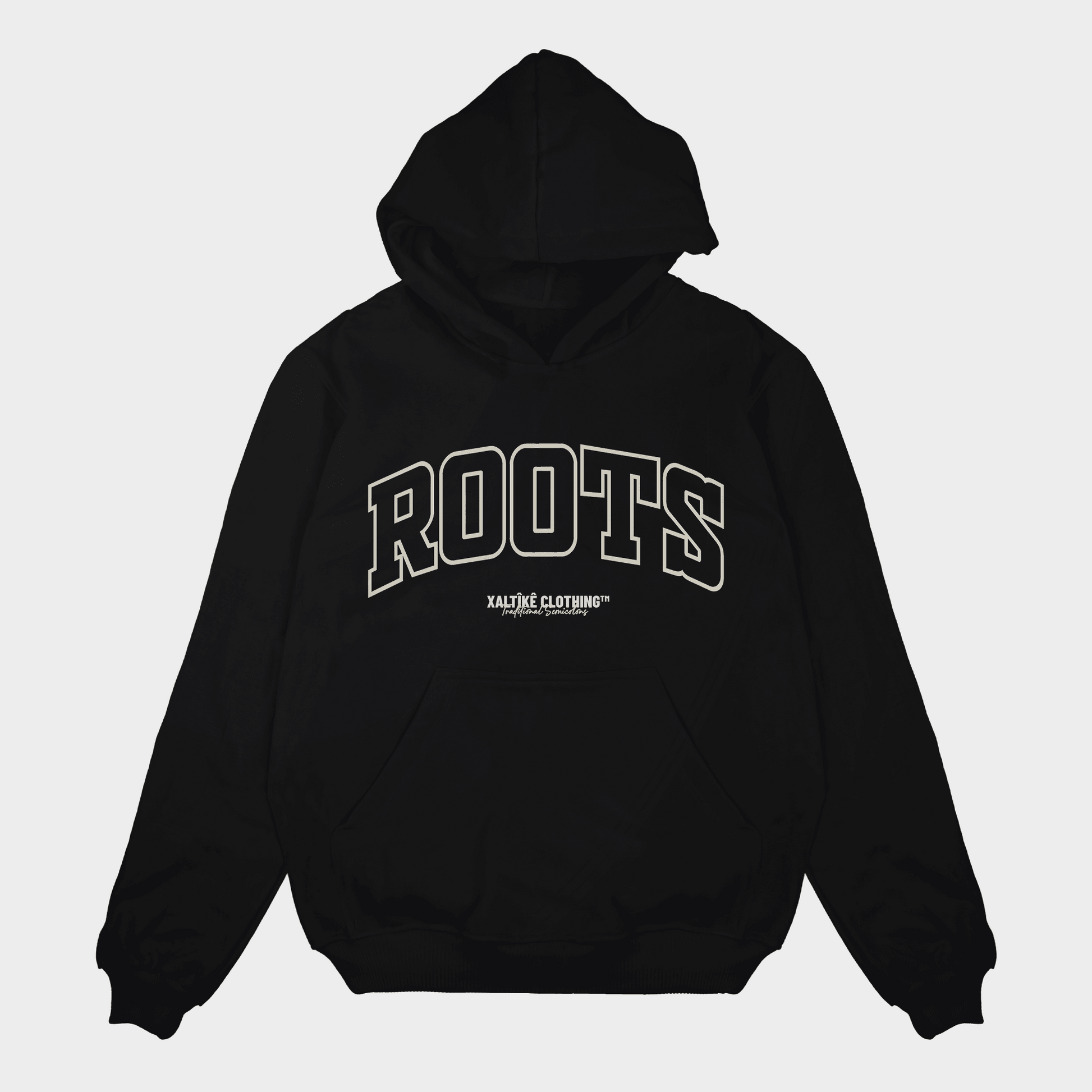 Roots Hoodie Black - xaltîkê - traditional semicolons