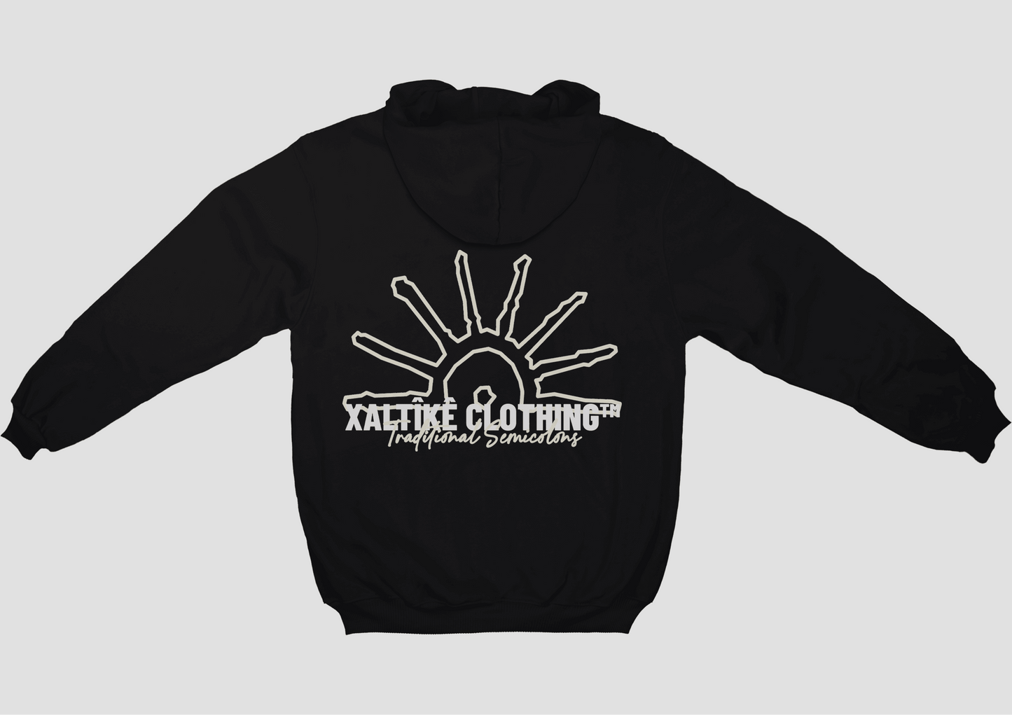 Roots Hoodie Black - xaltîkê - traditional semicolons