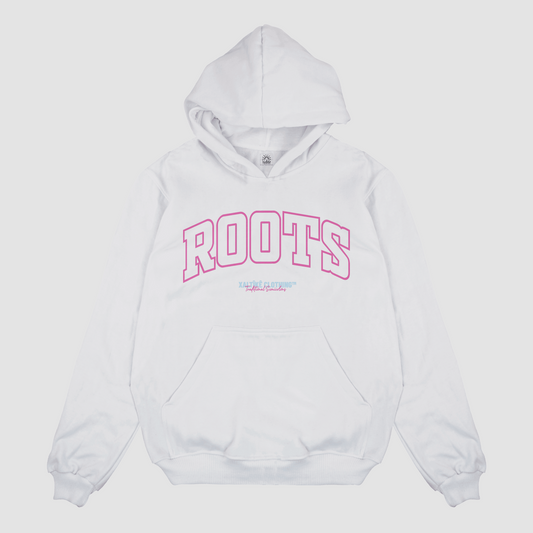 Roots Hoodie White - xaltîkê - traditional semicolons