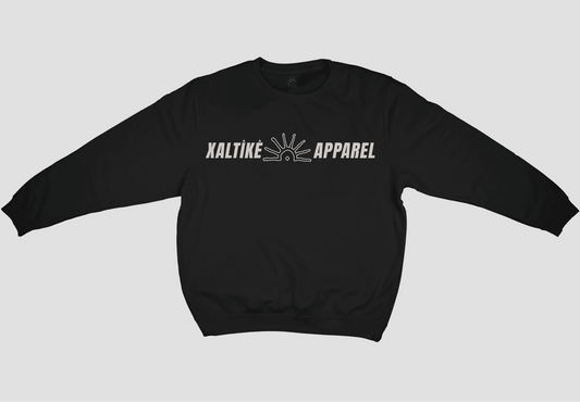 Xaltike Apparel Black Sweater - xaltîkê - traditional semicolons