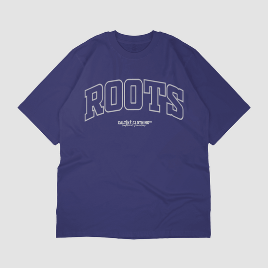 Roots Shirt Light Navy - xaltîkê - traditional semicolons